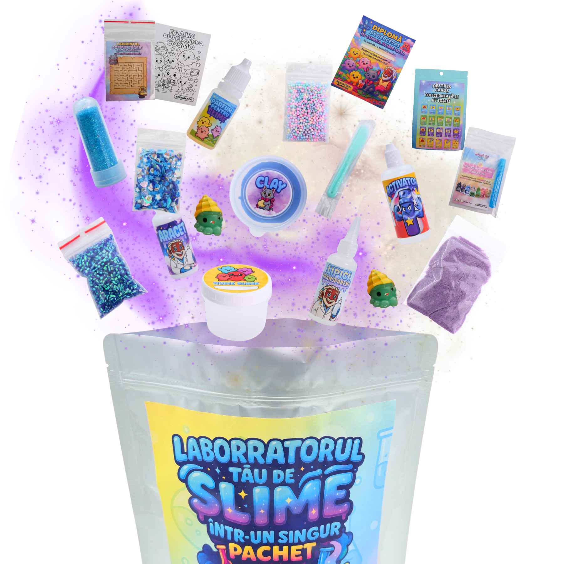 LABORATORUL DE SLIME- KIT DIY